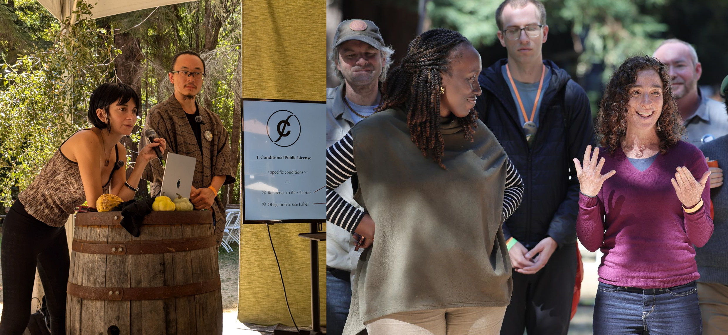 D:food/web track at DWeb Camp